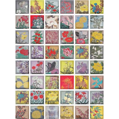 ARTIFICIAL LANDSCAPE–48 Mosaics (20.0 x 20.0)cm x 48EA Mixed media & Swarovski’s cut crystals on shaped canvas 2003~2007